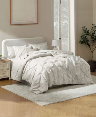 Nestl Luxury Soft Pinch Pleat 7-Pc. Comforter Set, Queen