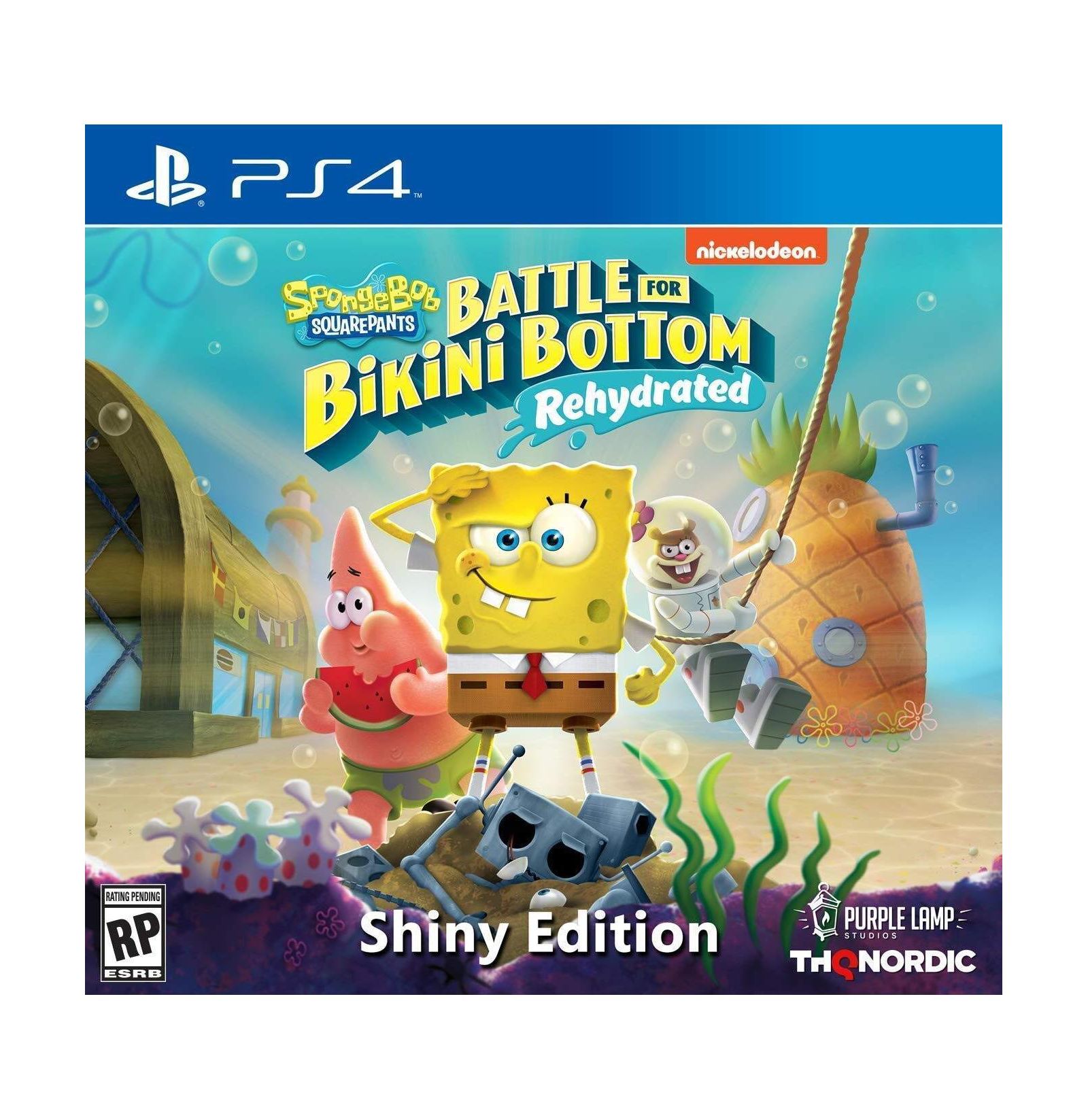 THQ Nordic Spongebob Squarepants: Battle for Bikini Bottom Rehydrated Shiny Ed. для PlayStation 4