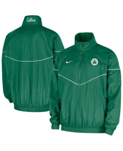 Куртка Nike Men's Boston Celtics Courtside Windrunner Woven Half-Zip, Kelly Green