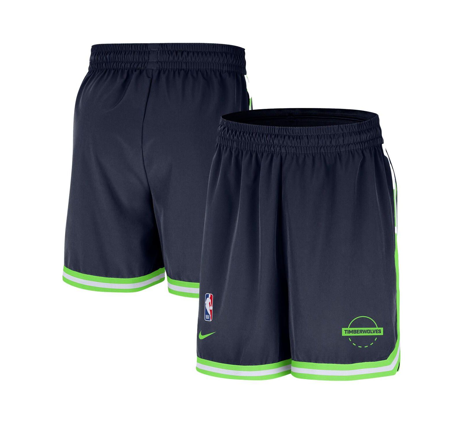Nike Мужские спортивные шорты Minnesota Timberwolves, темно-синие