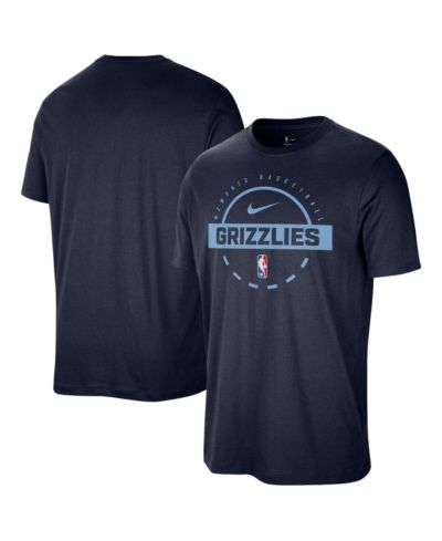 Мужская футболка Nike Navy Memphis Grizzlies Authentic Practice