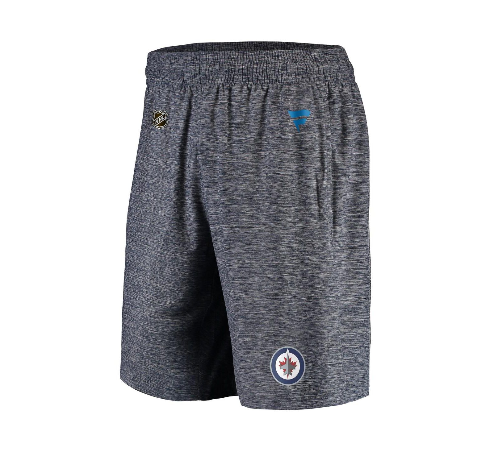 Fanatics Мужские шорты Winnipeg Jets Authentic Pro Off-Ice, темно-синие