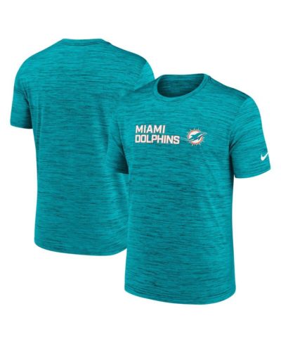 Мужская футболка Nike Aqua Miami Dolphins Big & Tall Primetime Reverse Play Velocity Performance