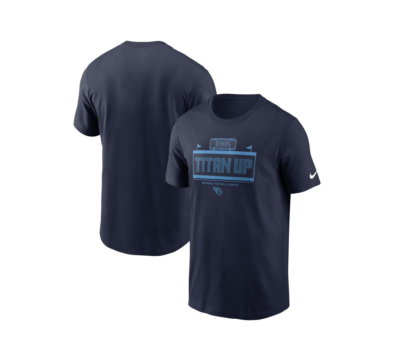 Nike Men's Navy Tennessee Titans Primetime Local Essential T-Shirt