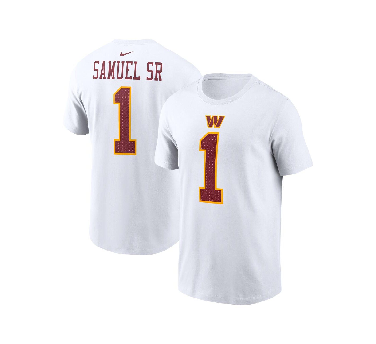 Nike Мужская футболка Washington Commanders Deebo Samuel Sr, белая