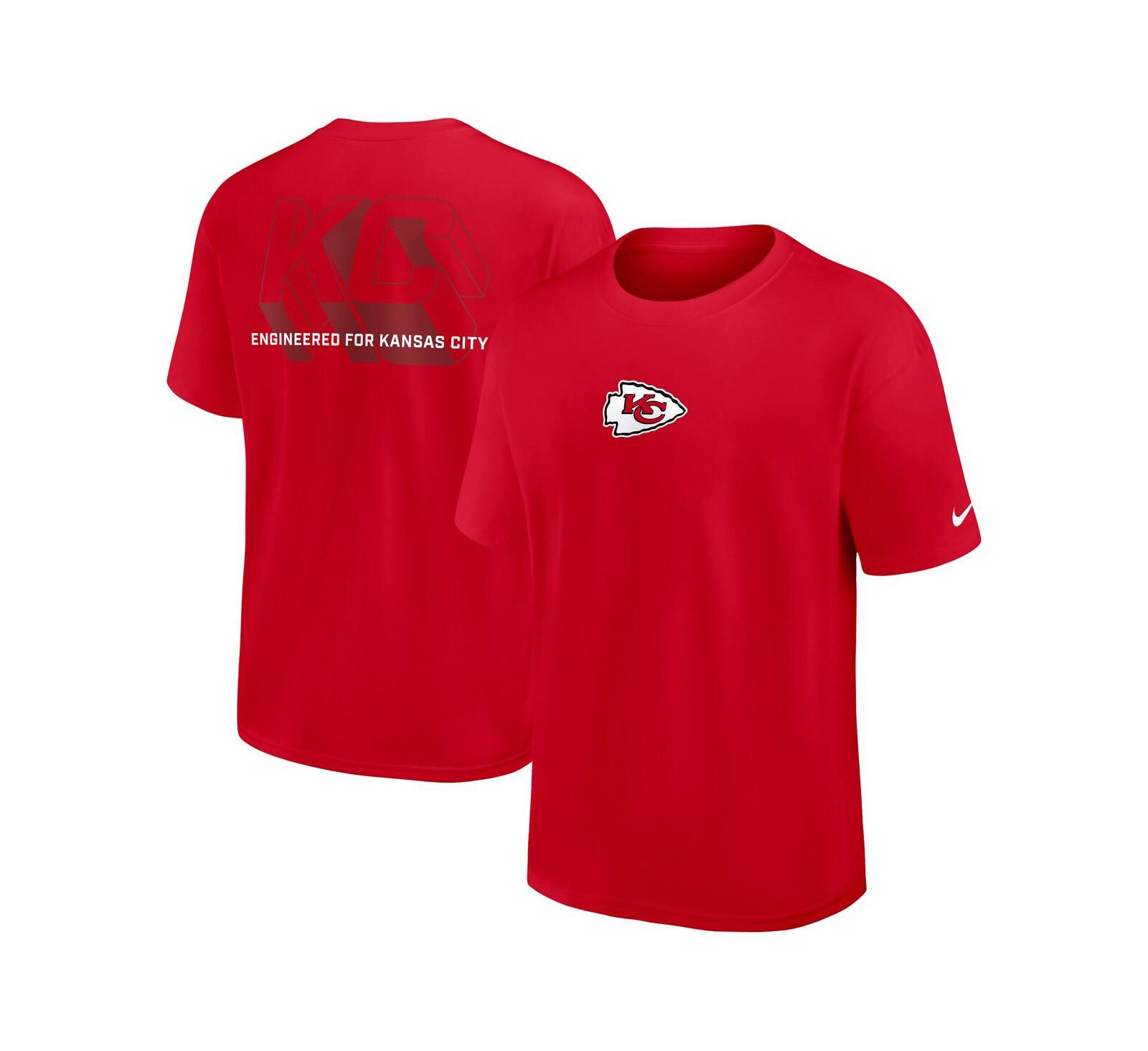 Nike Men's Red Kansas City Chiefs Dominate the Game Essential Max90 T-Shirt