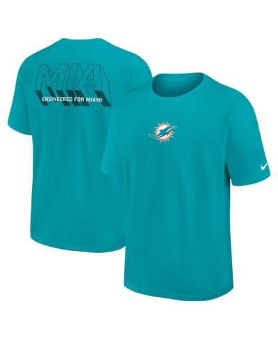 Nike Men's Aqua Miami Dolphins Dominate the Game Essential Max90 T-Shirt