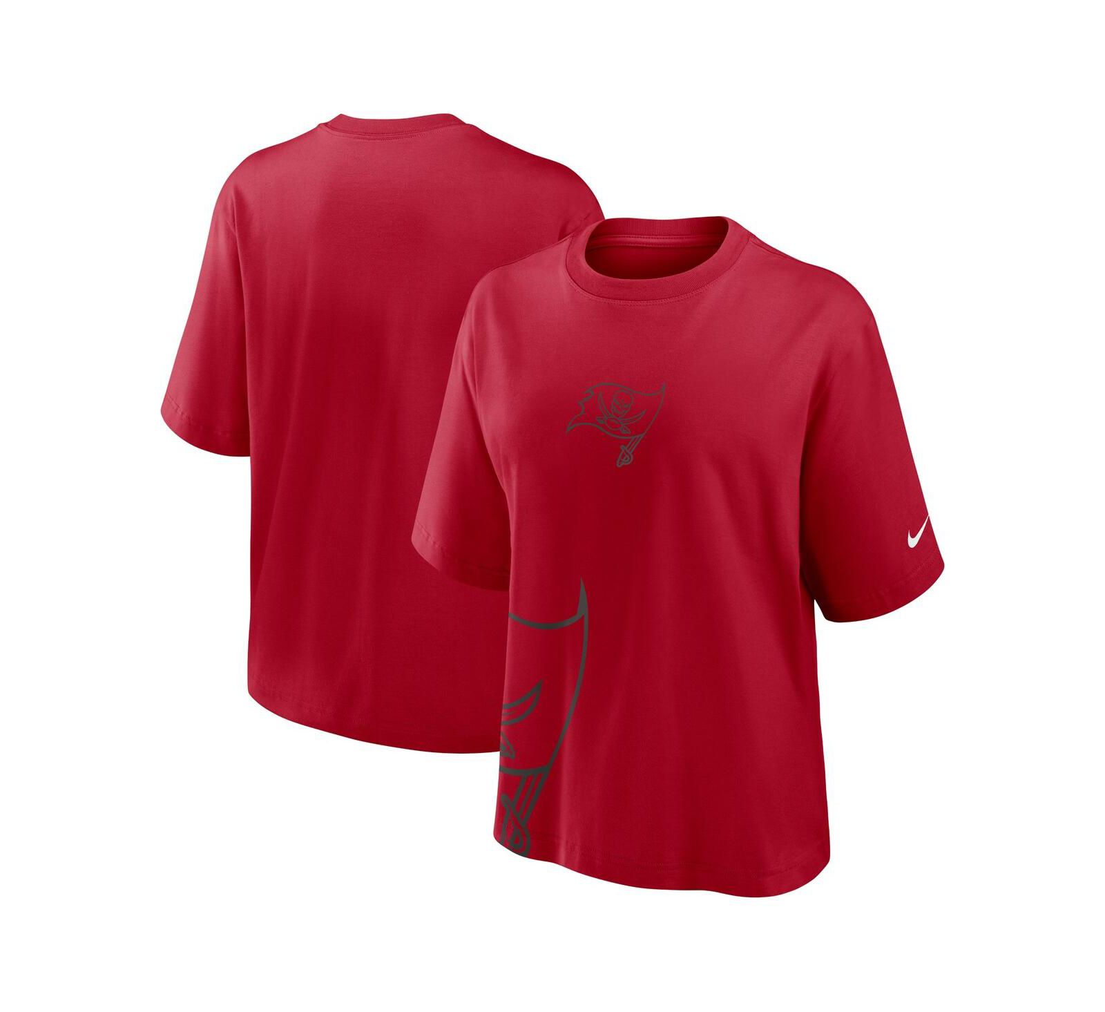 Nike Women's Red Tampa Bay Buccaneers Boxy T-Shirt