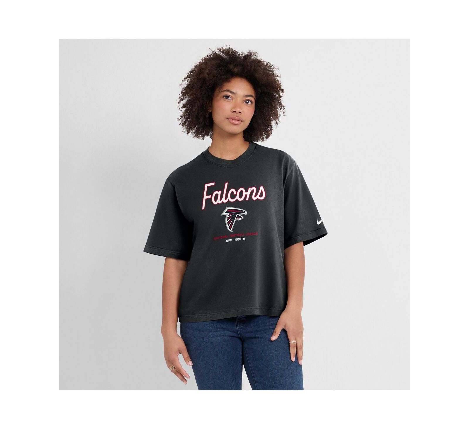 Женская футболка Nike Atlanta Falcons Essential Script, черная