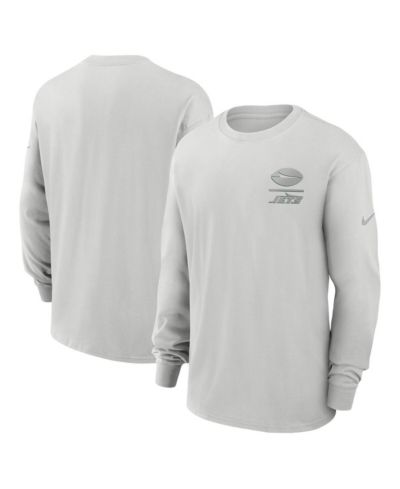 Nike Men's Gray New York Jets Essential Heavy Max90 Long Sleeve T-Shirt