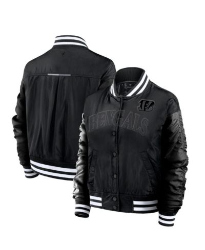 Женская куртка Fanatics Black Cincinnati Bengals Elements Wave Full-Snap
