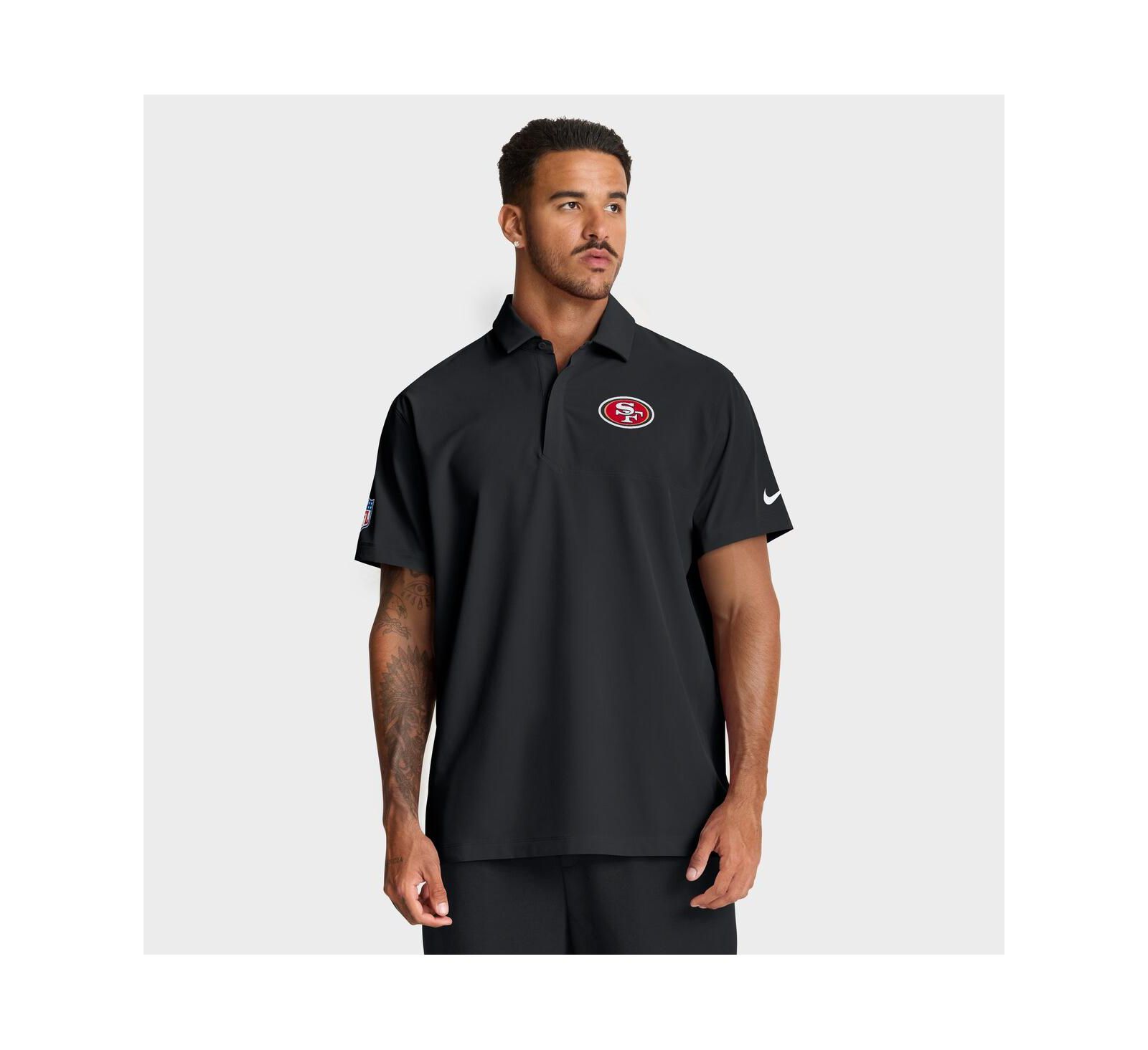 Мужская поло Nike San Francisco 49ers Sideline City Pride Woven Performance Black