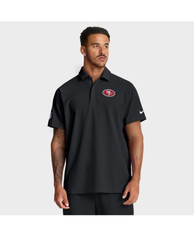 Мужская поло Nike San Francisco 49ers Sideline City Pride Woven Performance Black