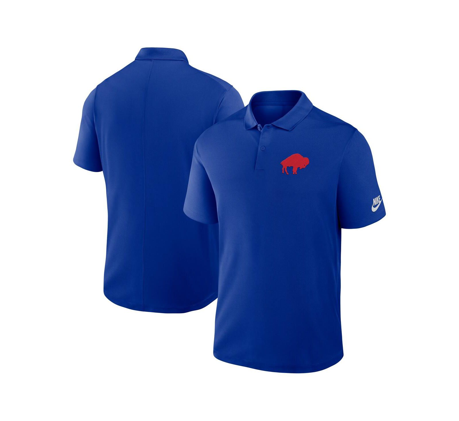 Nike Men's Royal Buffalo Bills Rewind Victory Performance Polo Shirt