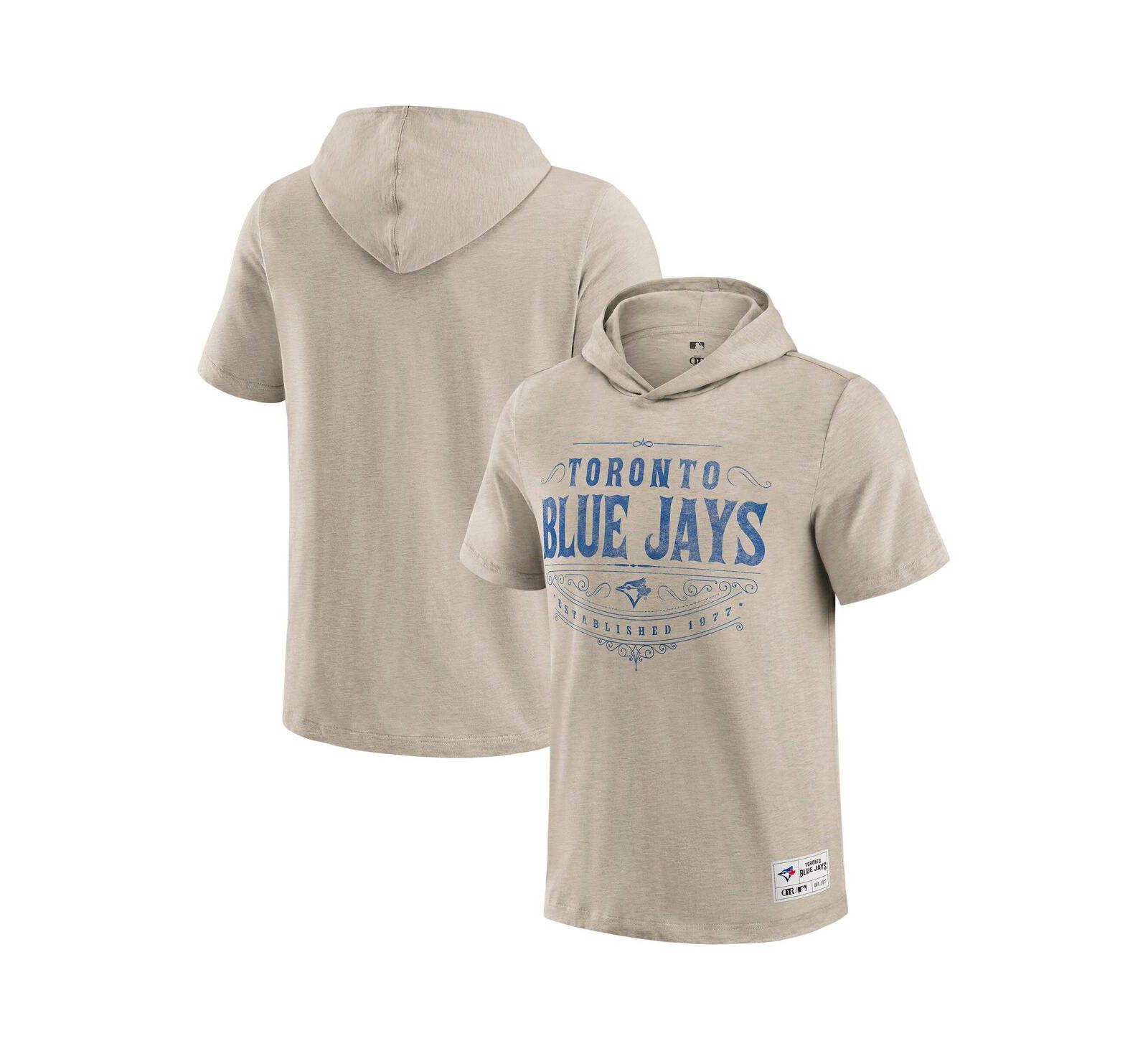 Мужская футболка с капюшоном Darius Rucker Collection by Fanatics песочного цвета с логотипом Toronto Blue Jays