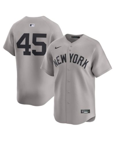 Nike Men's Gerrit Cole Gray New York Yankees Road Limited Player Jersey