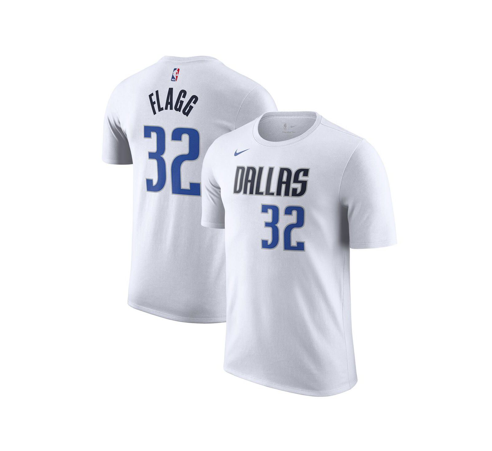 Nike Men's Cooper Flagg White Dallas Mavericks 2025 NBA Draft First Round Pick Association Edition Name & Number T-Shirt