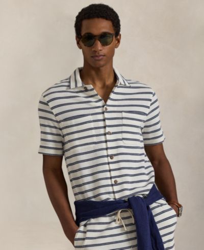 Мужская рубашка Polo Ralph Lauren Striped Camp Collar