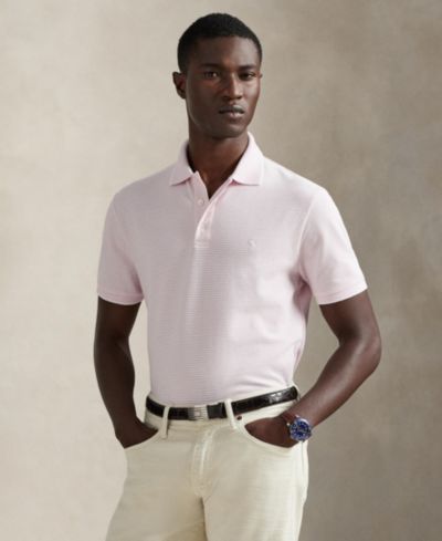 Мужская рубашка Polo Ralph Lauren Striped Stretch Mesh Polo