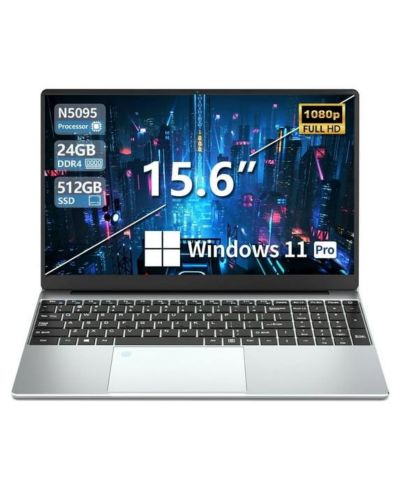 memzuoix ноутбук 15.6" Windows 11, 24G RAM, 512G SSD, Intel Celeron FHD 1080