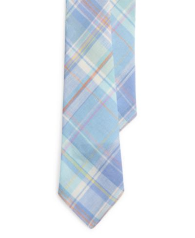 Галстук Polo Ralph Lauren Мужской Vintage-Inspired Plaid Linen