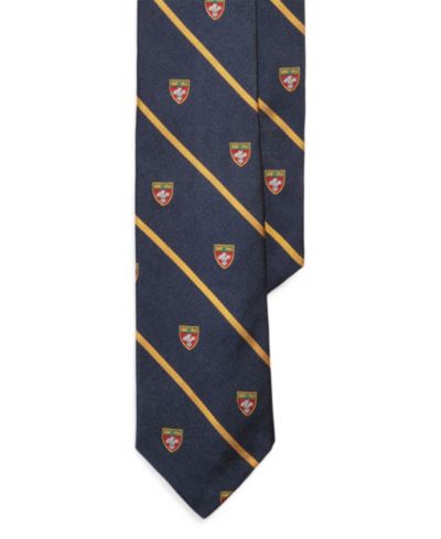 Мужской шелковый галстук в полоску Polo Ralph Lauren