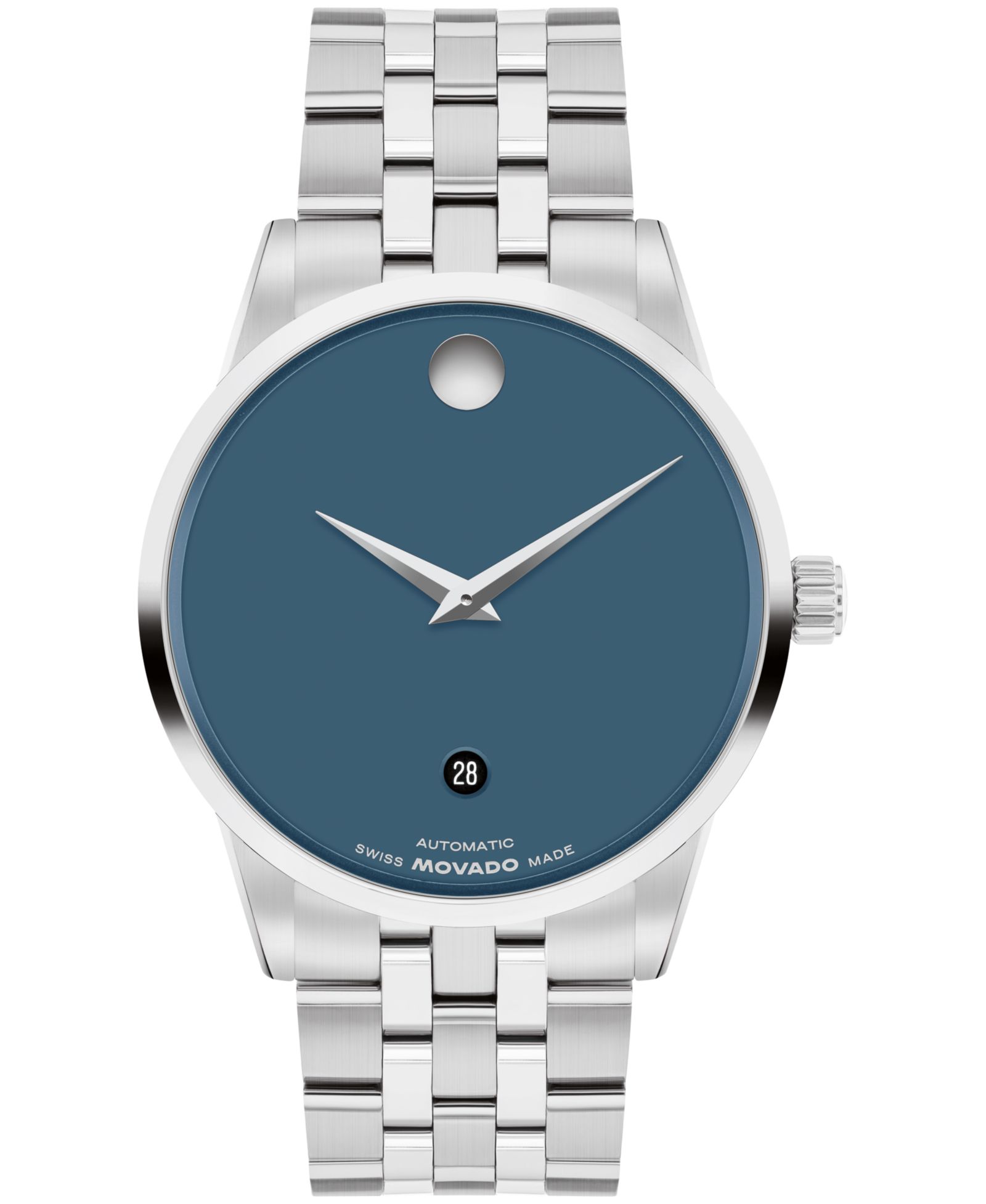 Movado Men's Museum Classic Auto Swiss Automatic Stainless Steel Watch, 40mm