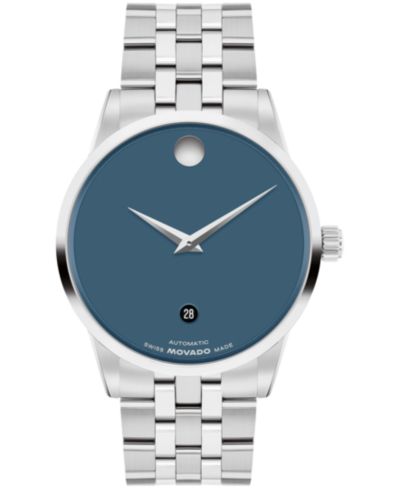 Movado Мужские классические автоматические часы Museum Classic из нержавеющей стали, 40mm