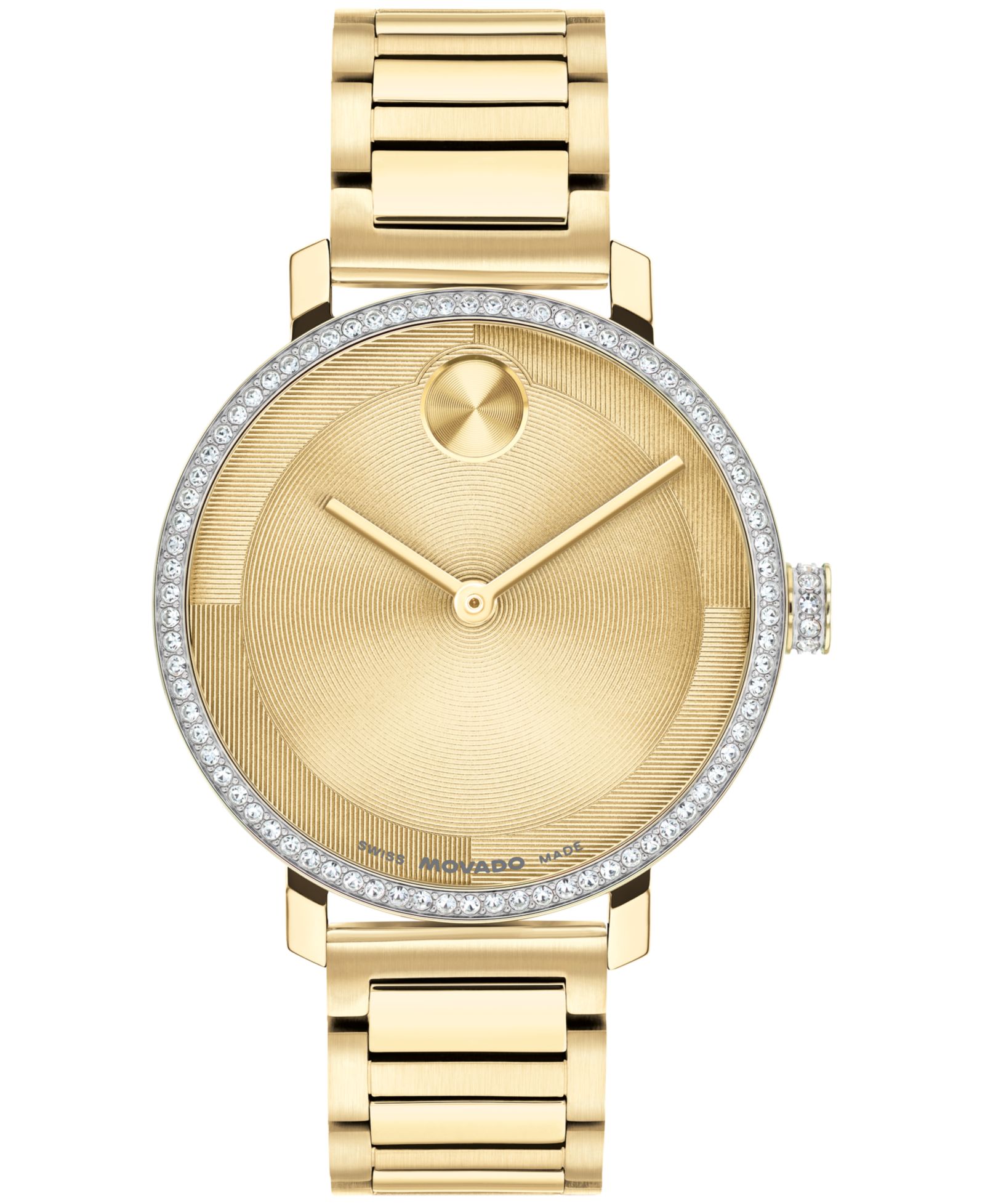 Movado Женские часы Bold Evolution 2.0 Swiss Quartz Light Gold Steel, 34mm
