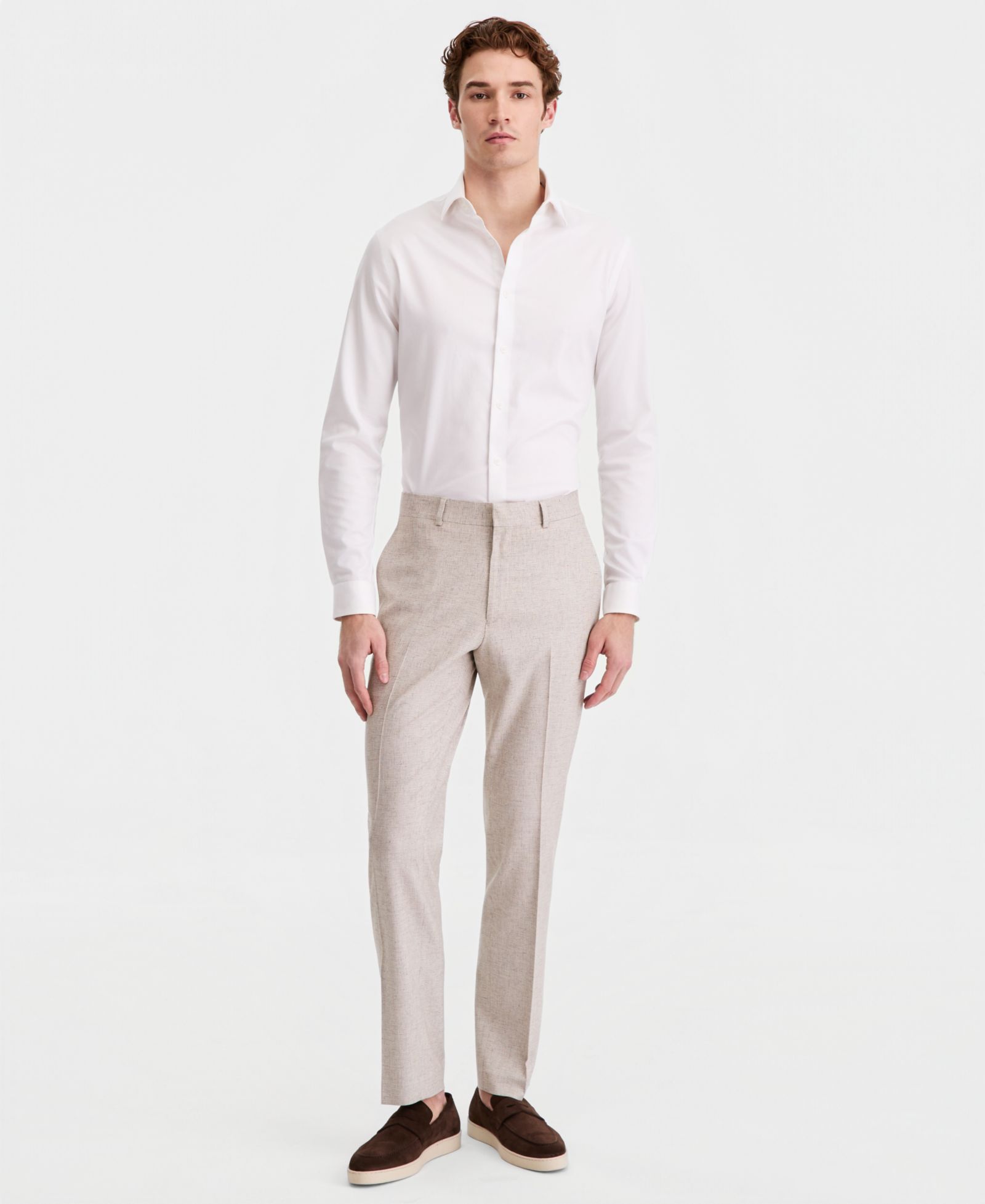 Kenneth Cole Reaction Men's Houndstooth Slim-Fit Suit Separates Pants
