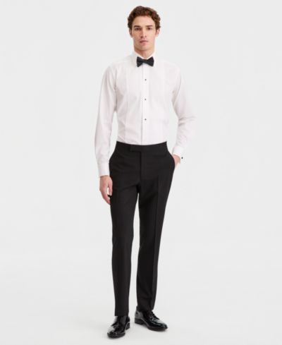 Kenneth Cole Reaction Мужские брюки для смокинга Slim-Fit Techni-Cole