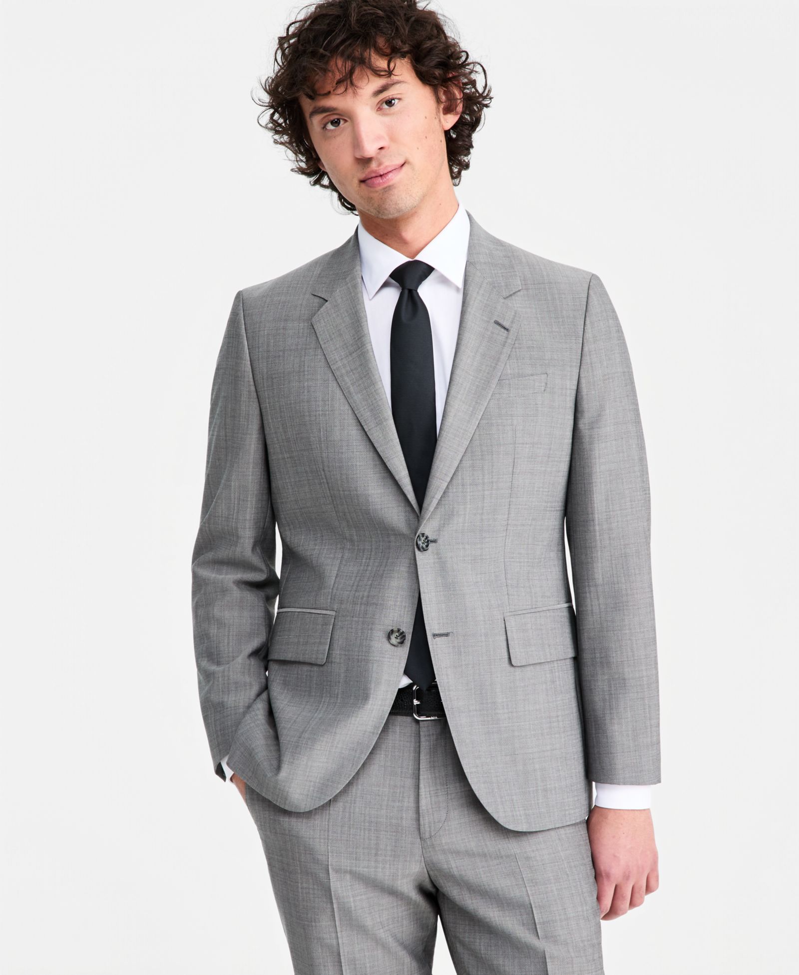 HUGO by HUGO BOSS Men's Modern-Fit Suit Separates Jacket
