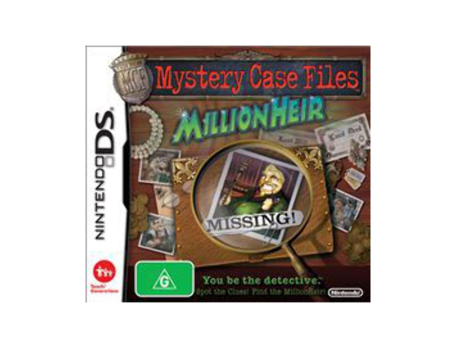 Nintendo Mystery Case Files: MillionHeir - Nintendo DS