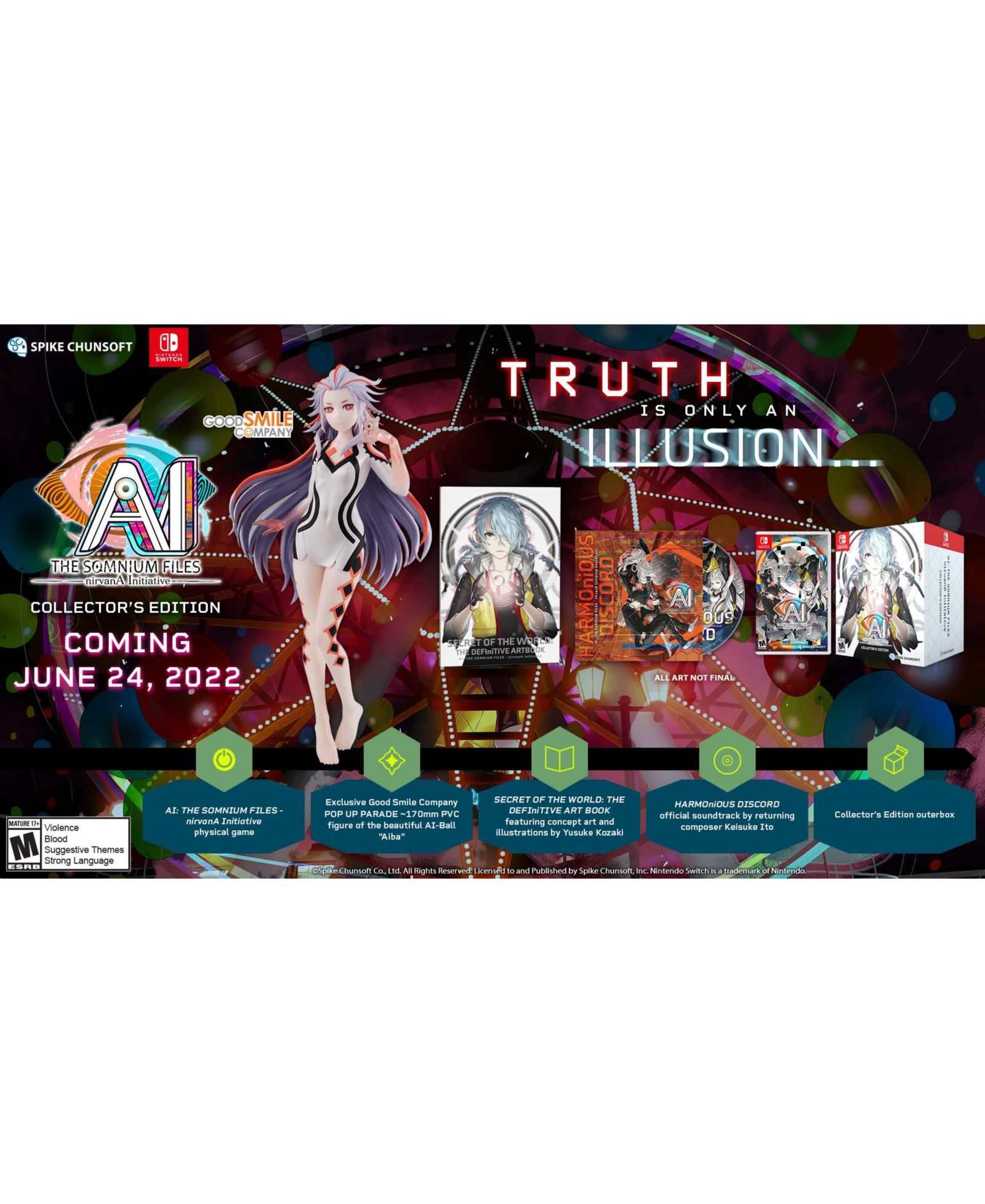 Spike Chunsoft AI: THE SOMNIUM FILES - nirvanA Initiative (Collector's Edition) - Nintendo Switch