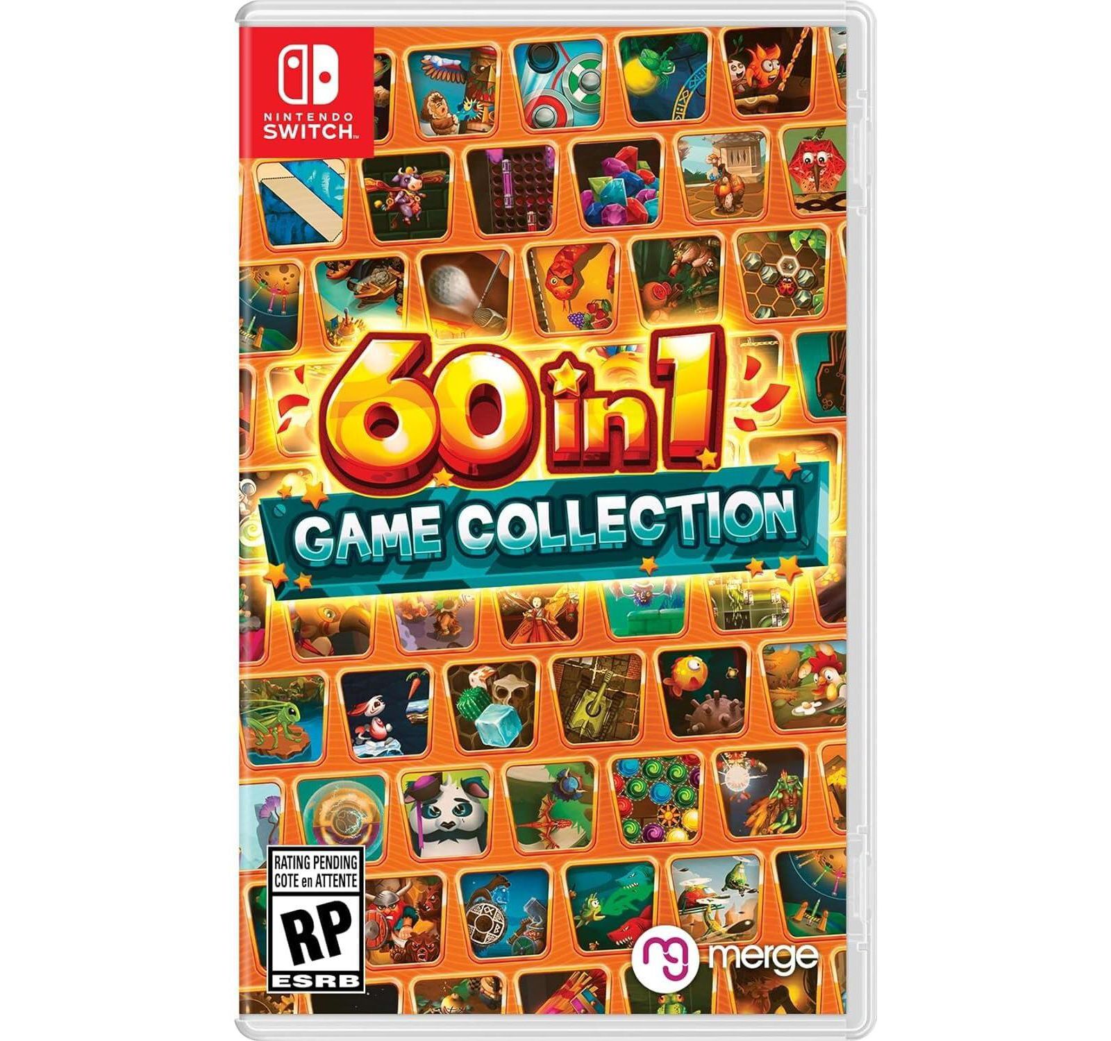 Merge Games 60 in 1 Game Collection Multiplayer Nintendo Switch