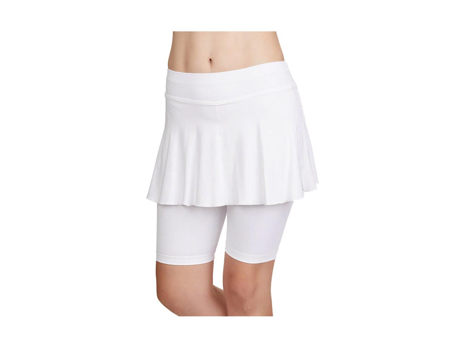 Sofibella Women's Jan Bermuda Tennis Skirt with Biker Shorts