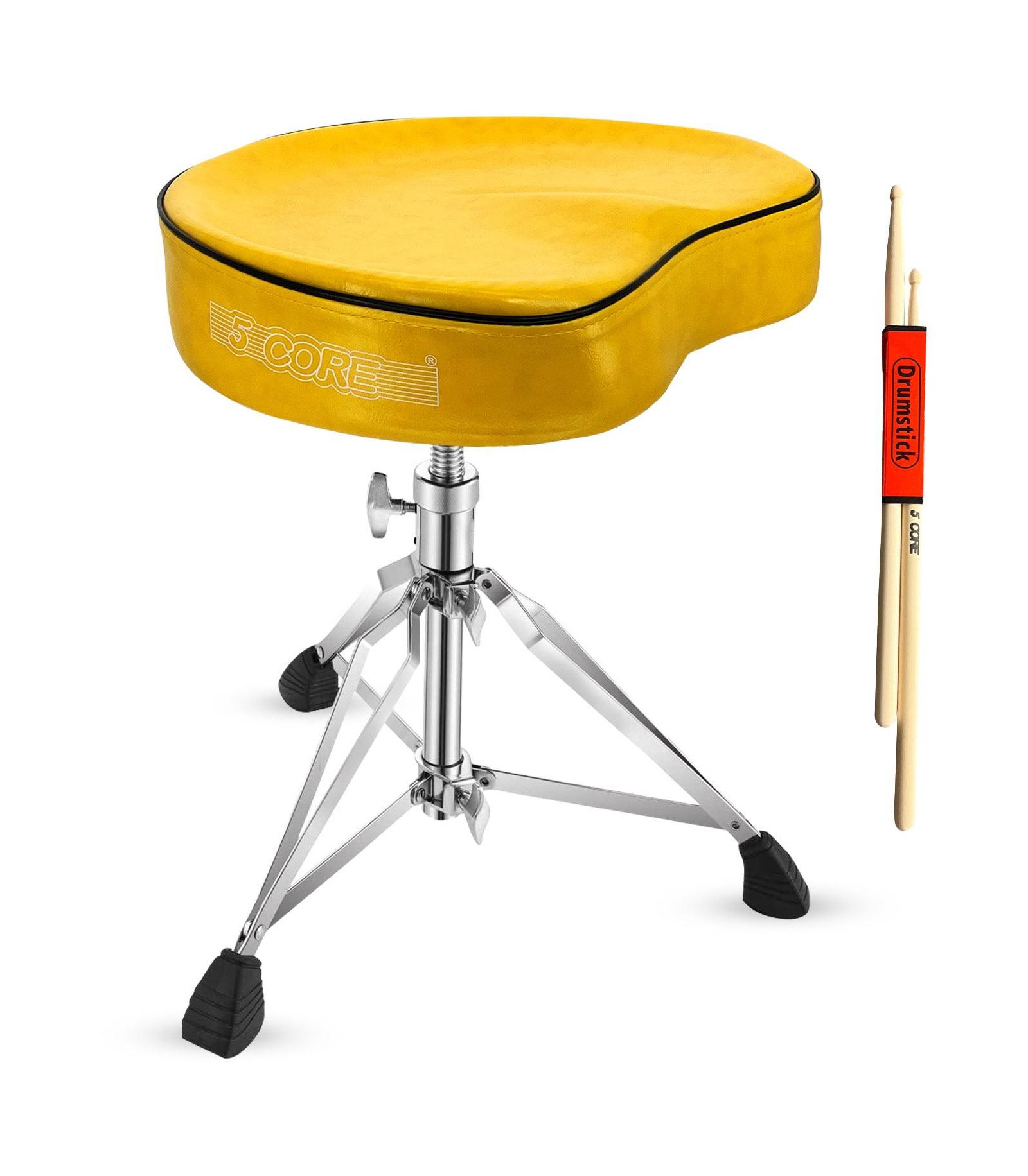 Стул-табурет 5 Core Drum Throne 4" Padded, регулируемый для музыкантов