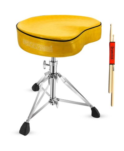 Стул-табурет 5 Core Drum Throne 4" Padded, регулируемый для музыкантов