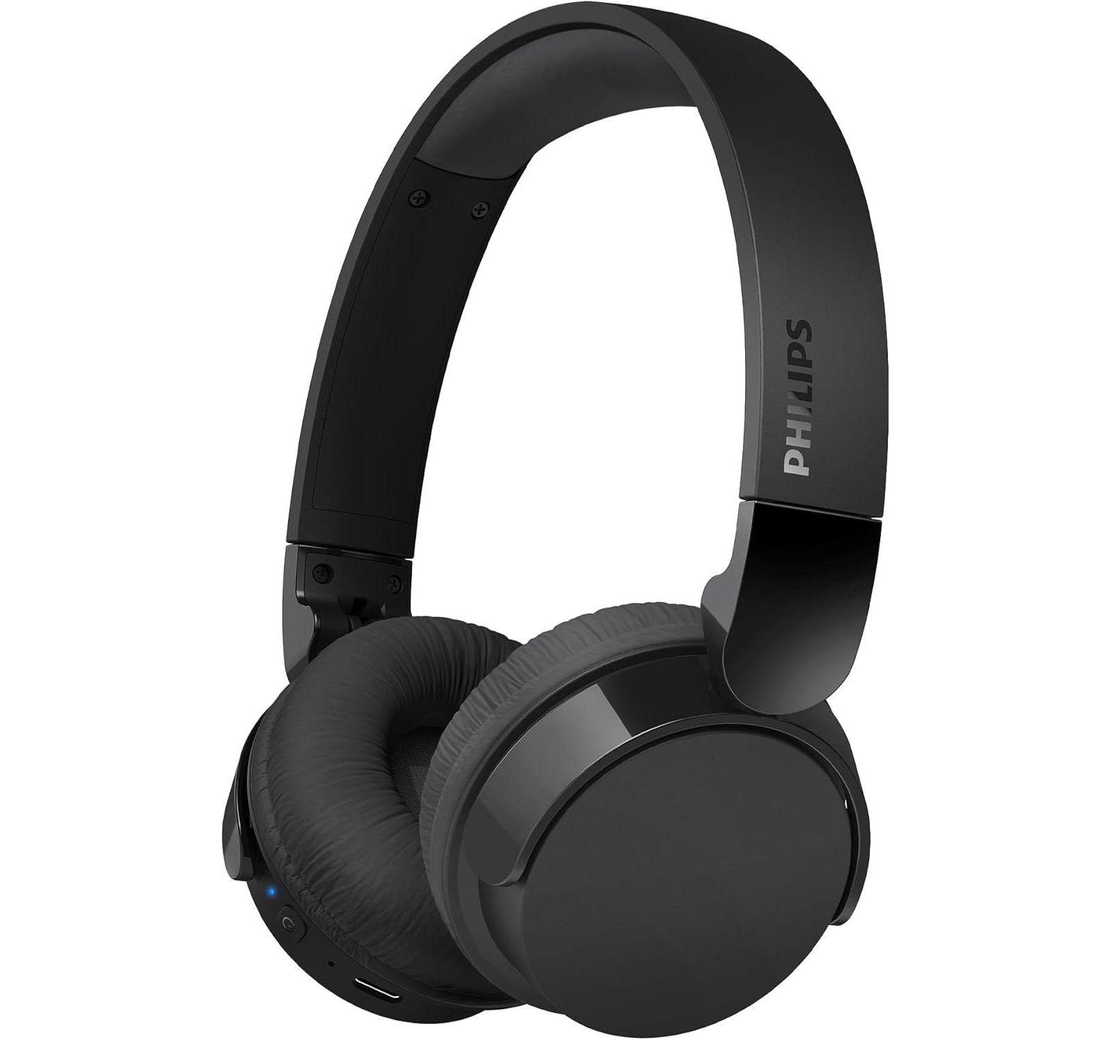 PHILIPS H3209 Wireless Headphones,On-Ear Bluetooth Headphones, 25H Battery Life, Fast Charging, Bluetooth 503, Dark Black