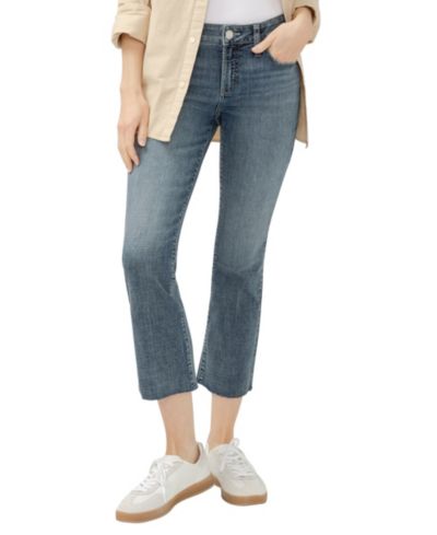 Женские джинсы Silver Jeans Co. Elyse Mid Rise Comfort Fit Kick Flare