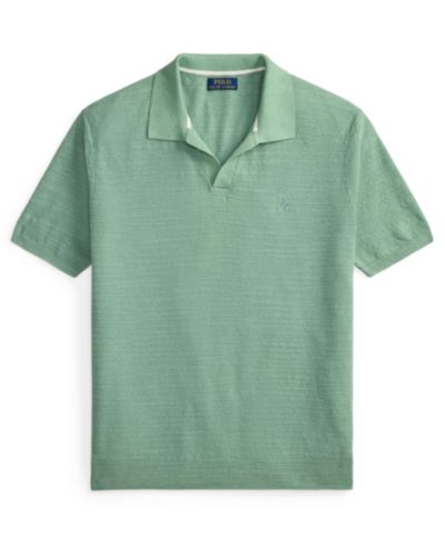 Polo Ralph Lauren Мужская рубашка-поло из текстурированного трикотажа с коротким рукавом