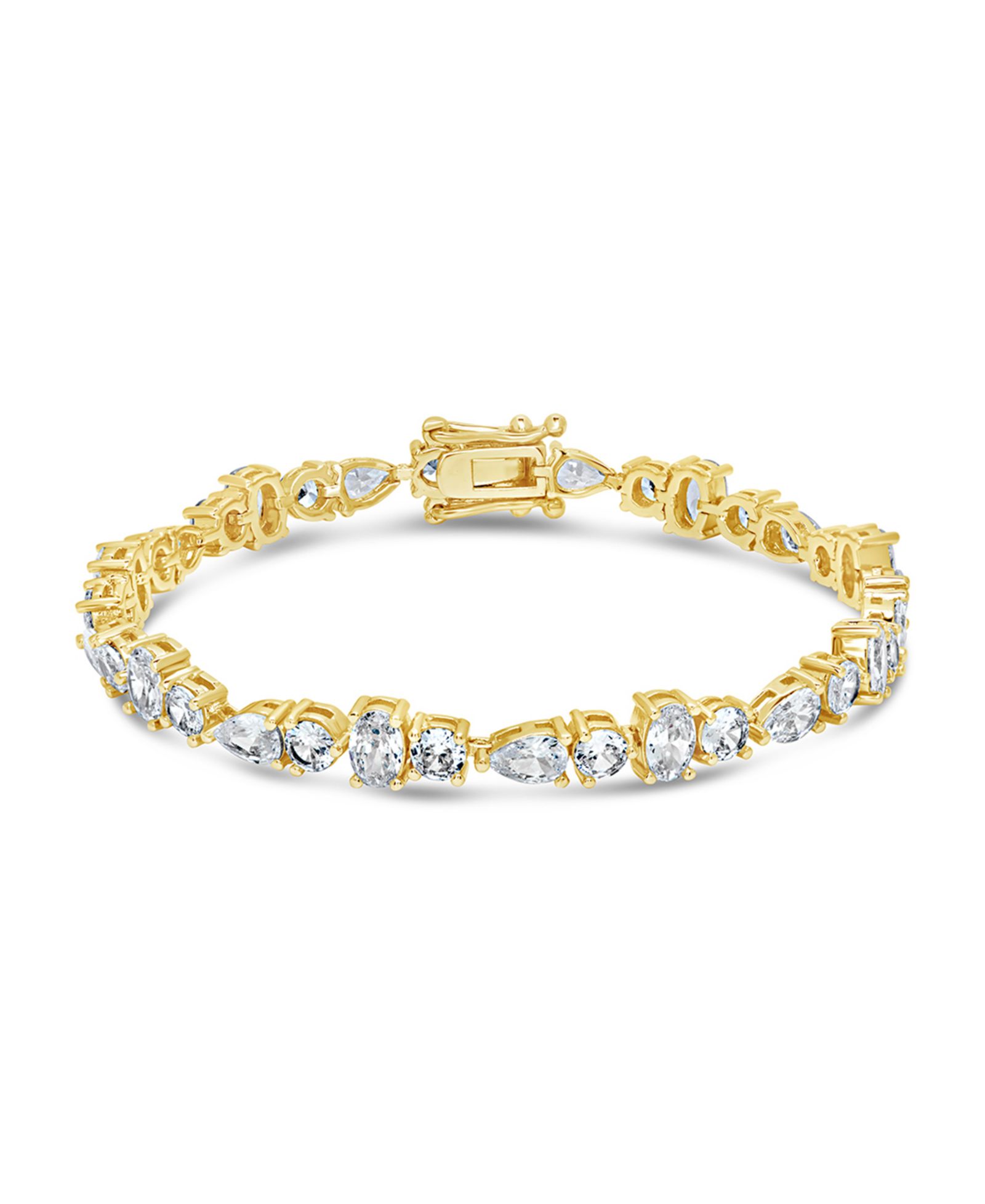 Sterling Forever Billie Cubic Zirconia Tennis Bracelet