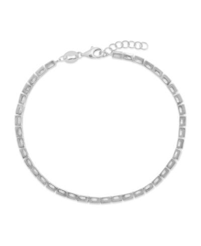 Браслет Sterling Forever Christina Square Cubic Zirconia Tennis Bracelet