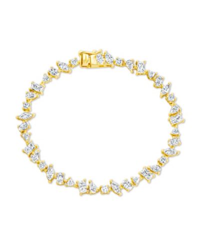 Sterling Forever Ellery Cubic Zirconia Tennis Bracelet