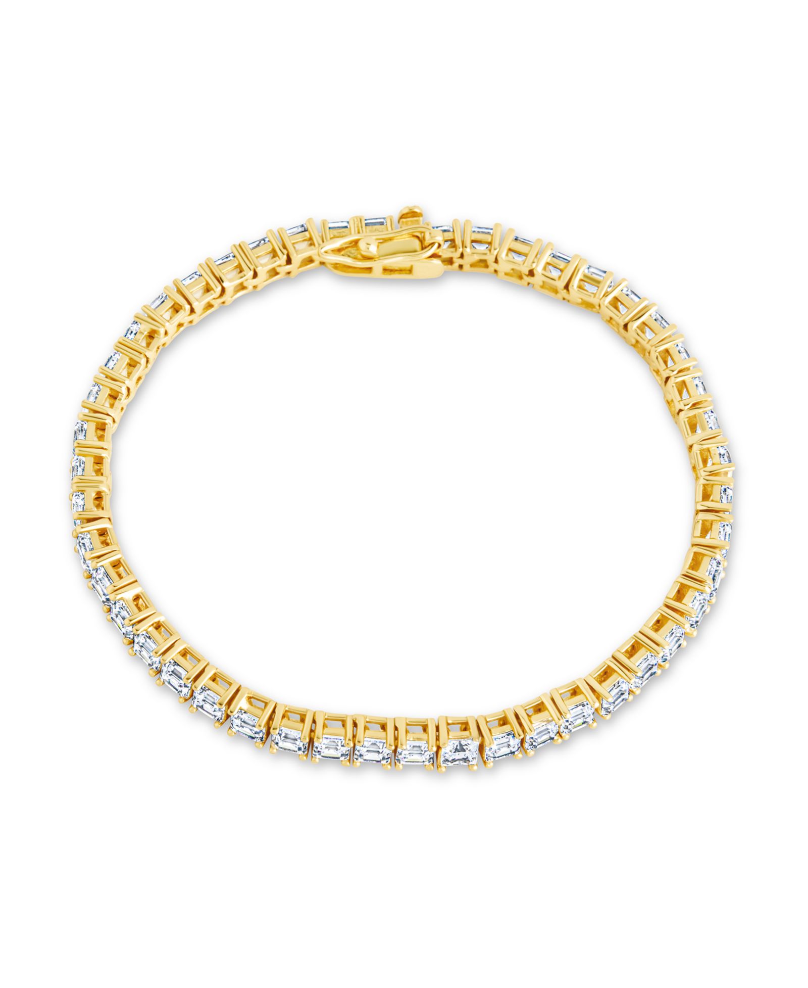 Sterling Forever Brette Cubic Zirconia Tennis Bracelet