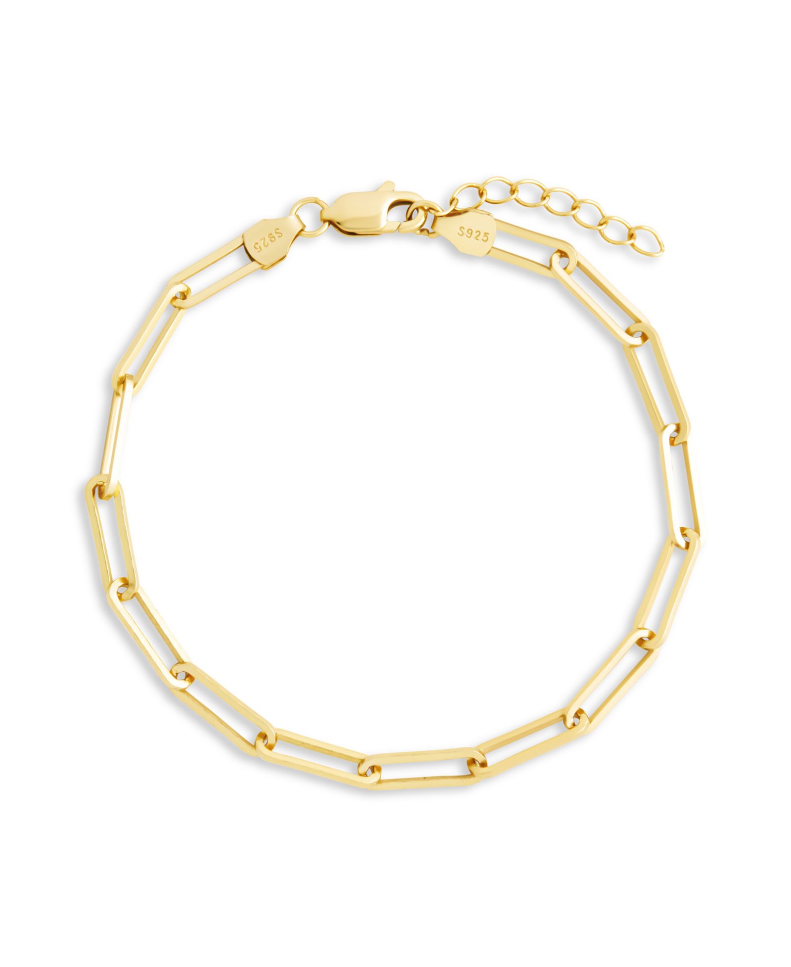 Sterling Forever Sterling Silver Bold Paperclip Chain Bracelet