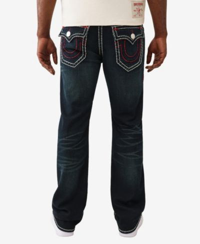 True Religion Men's Billy Super T Flap Pocket Bootcut Jeans