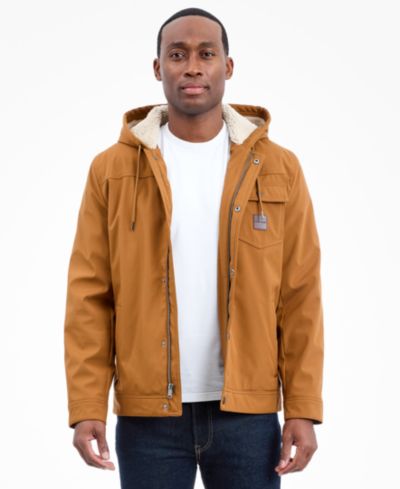 Мягкая ветрозащитная куртка Lucky Brand Men's Sherpa Lined Softshell