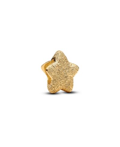 Мини-шармы Pandora Gold Plated Textured Star