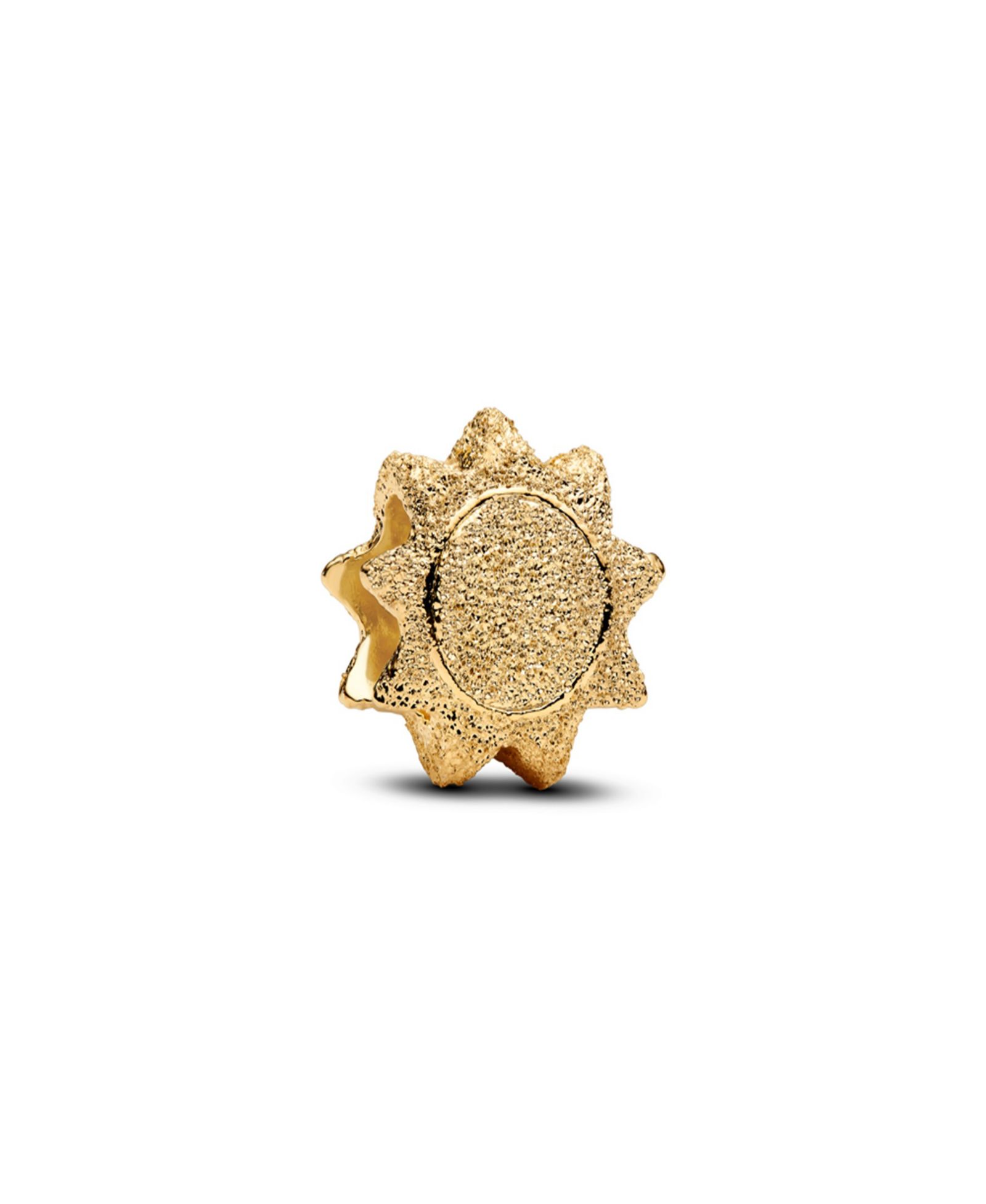 Pandora Мини-шармы Gold Textured Sun